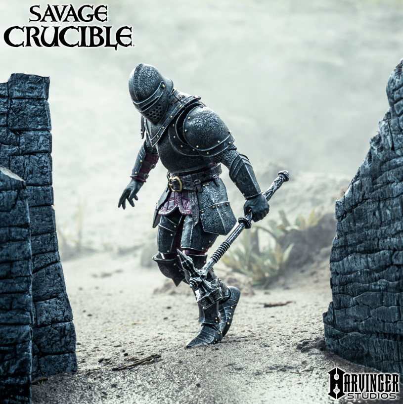 【Pre-Order】Harvinger Studios Savage Forge: Knight-Bearer – Sir Cassian & Sir Cassian 1/12 Articulated Figure