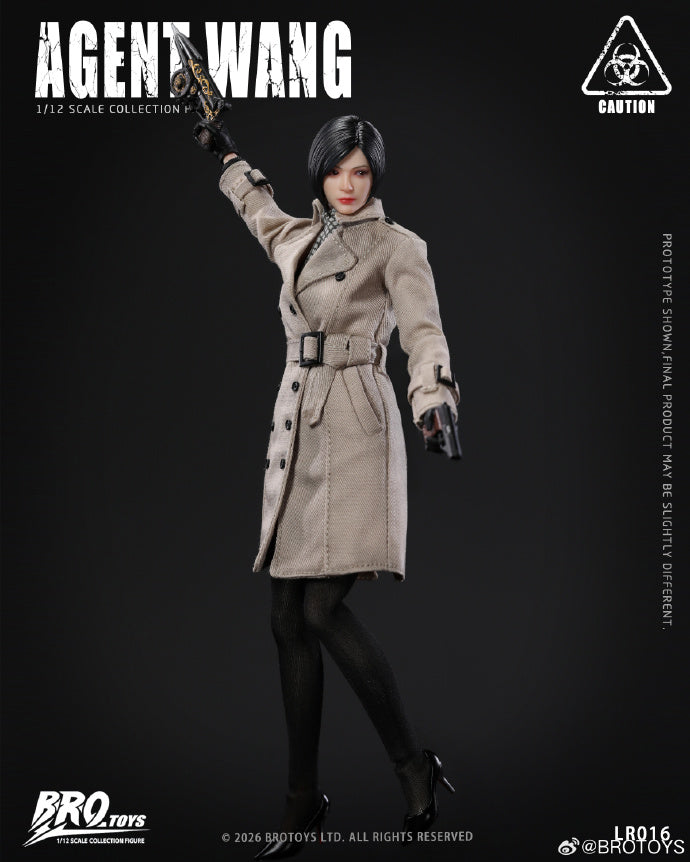 【Pre-Order】BROTOYS  Agent Wang   1/12Articulated figure