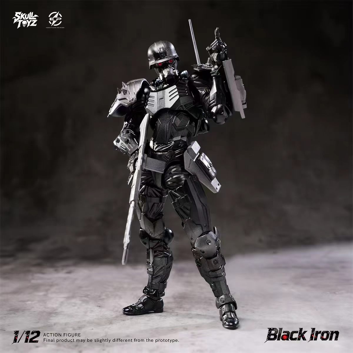【Pre-Order】Skull Toyz X Snake Crimsoneye Blackarmor 1/12 Articulated figure