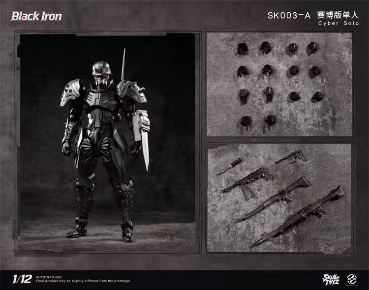 【Pre-Order】Skull Toyz X Snake Crimsoneye Blackarmor 1/12 Articulated figure