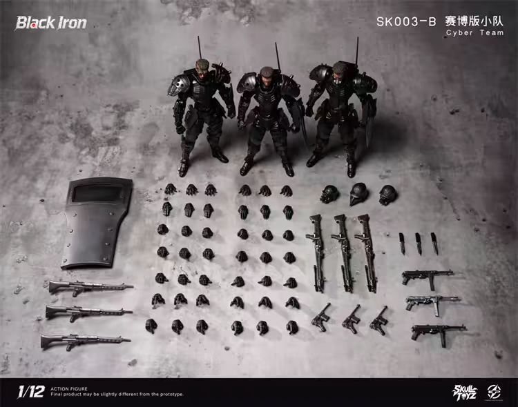 【Pre-Order】Skull Toyz X Snake Crimsoneye Blackarmor 1/12 Articulated figure