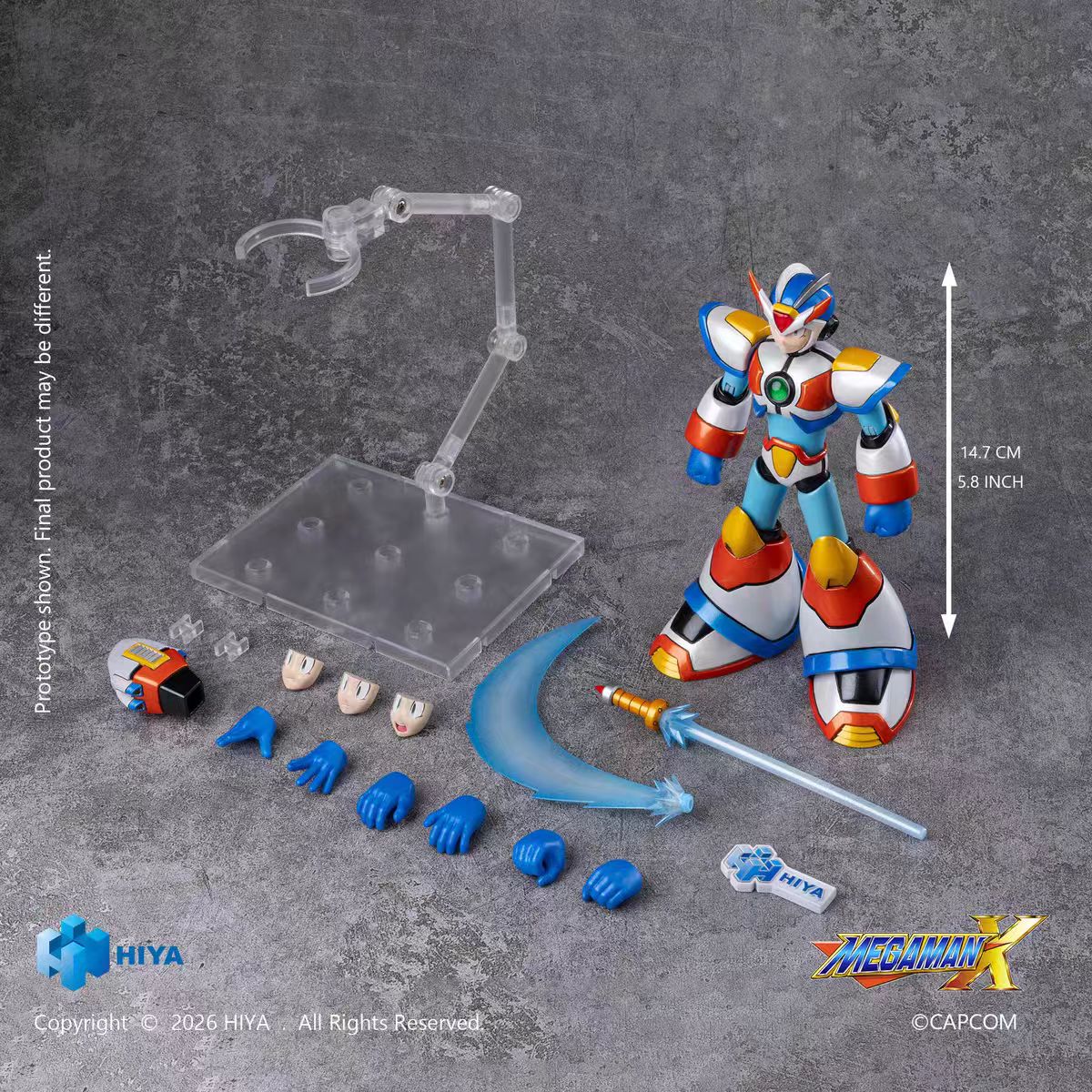【Pre-Order】HIYA Toys 14.7CM Mega Man X X Armor 3 Action Figure
