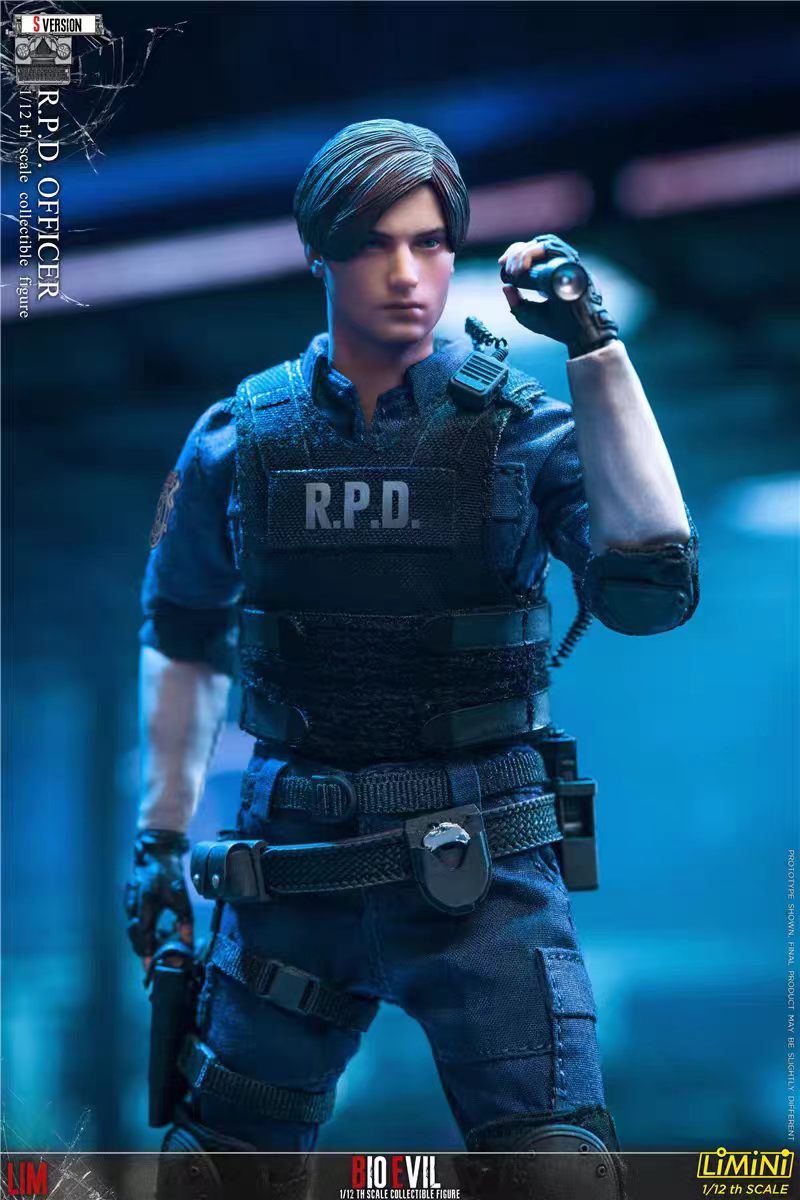 【Pre-Order】LiMiNi 1/12 RPD Officer Leon from Resident Evil Deluxe Edition Articulated Figure