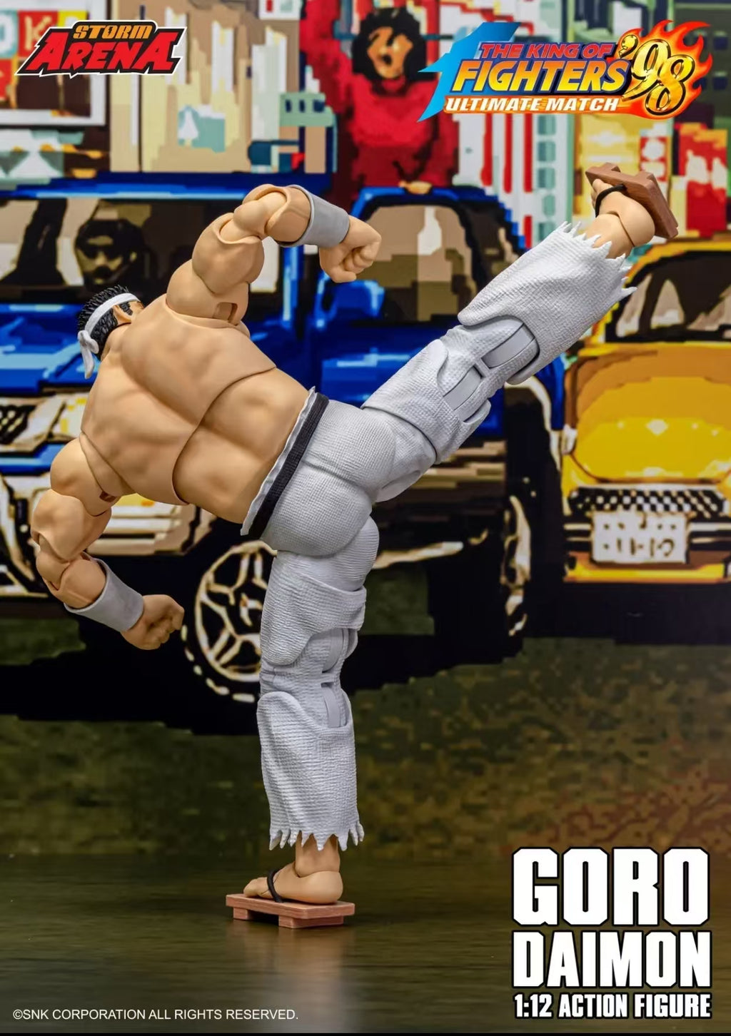 [In Stock] STORM 1/12 KOF '98 Ultimate Match Goro Daimon Figure, Action Figure