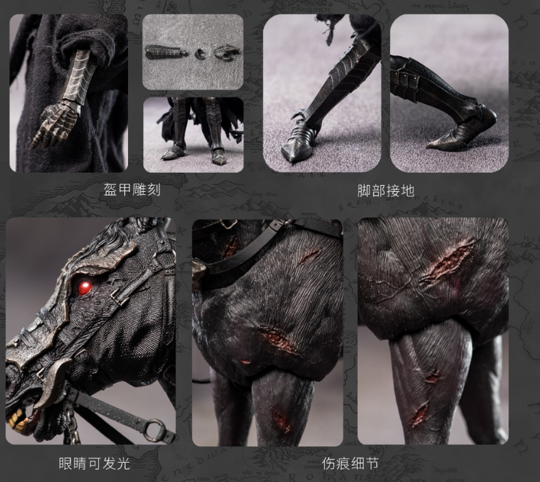 [Pre-Order] NOTTAA XTREME *The Lord of the Rings* – Nazgûl Set (1/12 Scale Articulated Figure with Fabric Clothing)