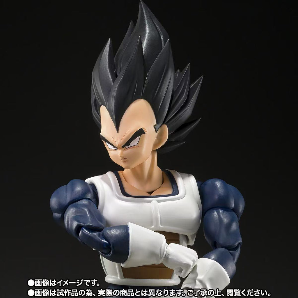 【In Stock】Bandai Tamashii Limited SHF Dragon Ball Vegeta Old Battle Suit Articulated