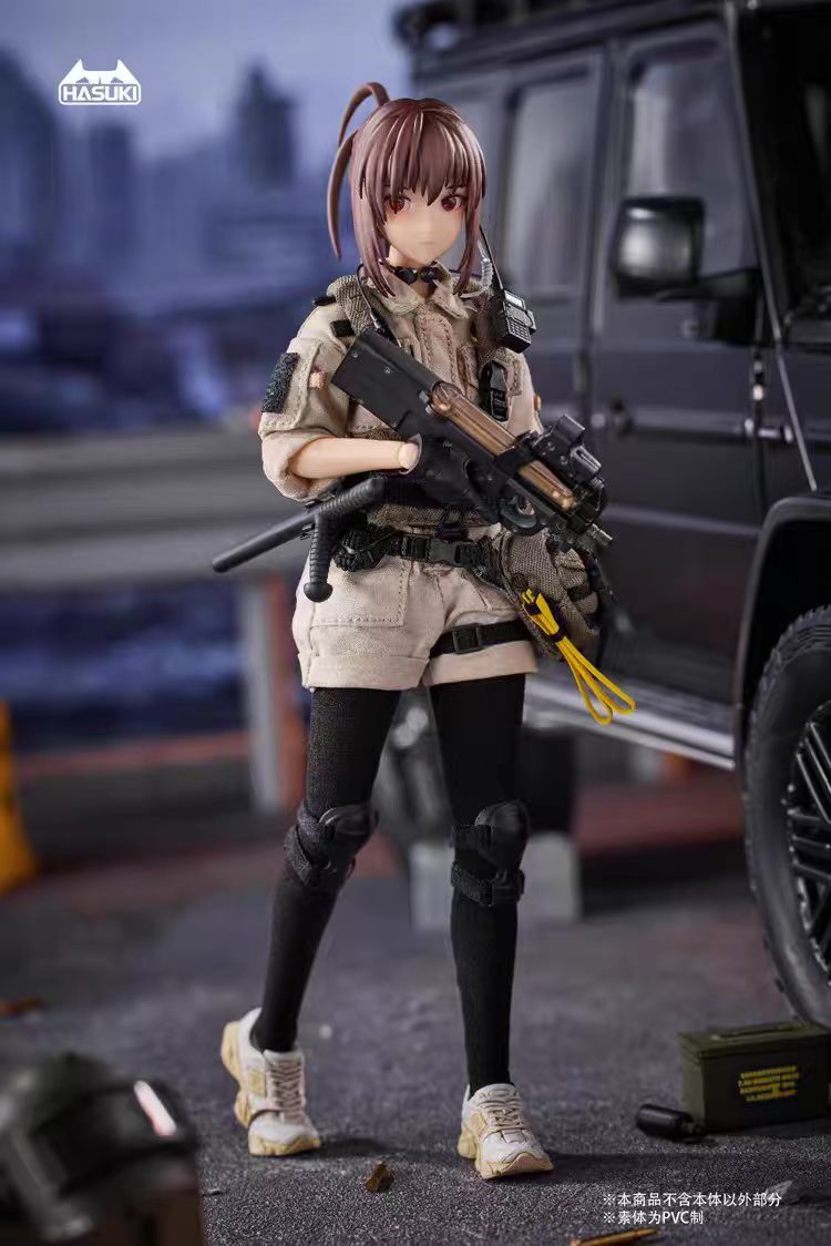 [In Stock] HASUKI 1/12 PA006 Guardian Armed Gunner Reizei Hiseo Articulated Figure