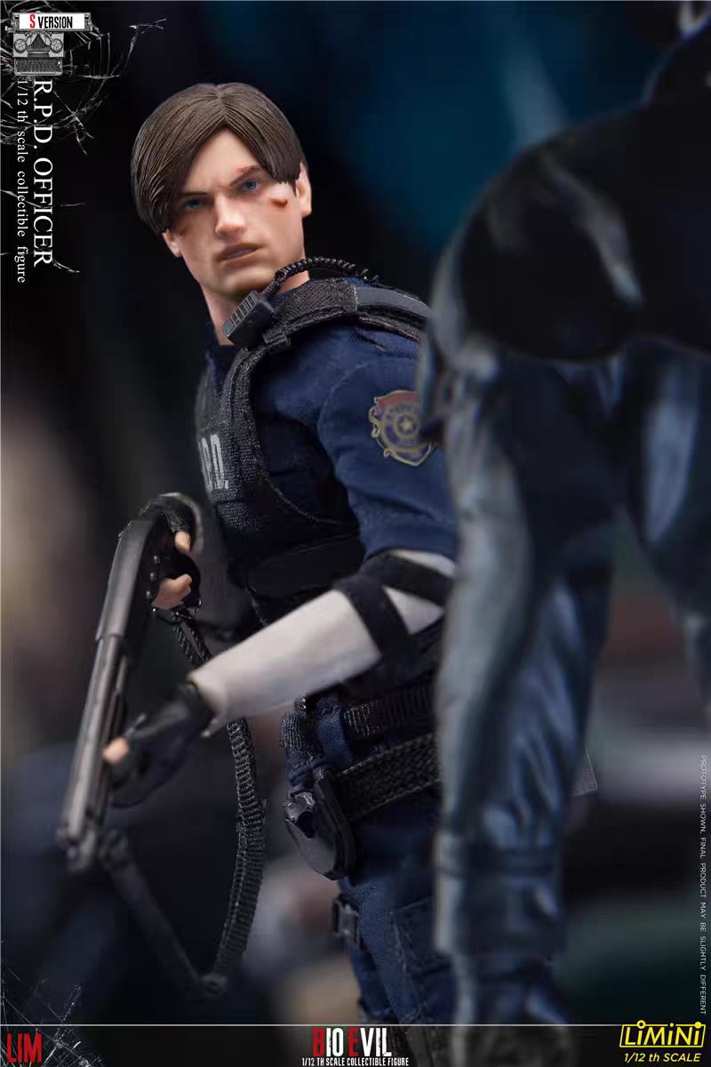 【Pre-Order】LiMiNi 1/12 RPD Officer Leon from Resident Evil Deluxe Edition Articulated Figure