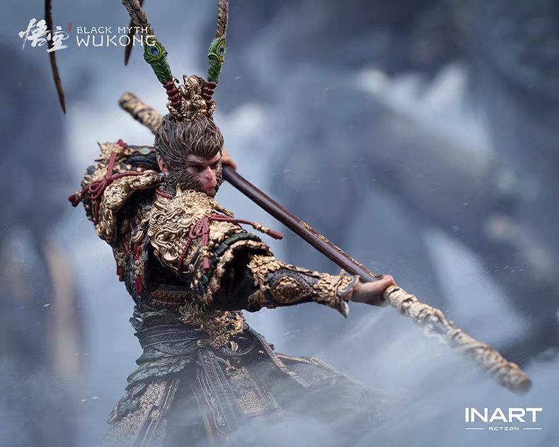 【Pre-Order】INART Action Black Myth: Wukong Great Sage Golden Armor Set 1/12 Scale Articulated Figure