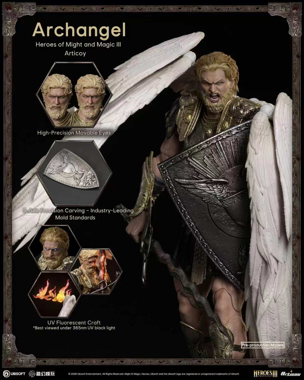 【Pre-Order】 Fusion Model Toys 1/12 Scale Classic Game Heroes of Might and Magic III: Archangel