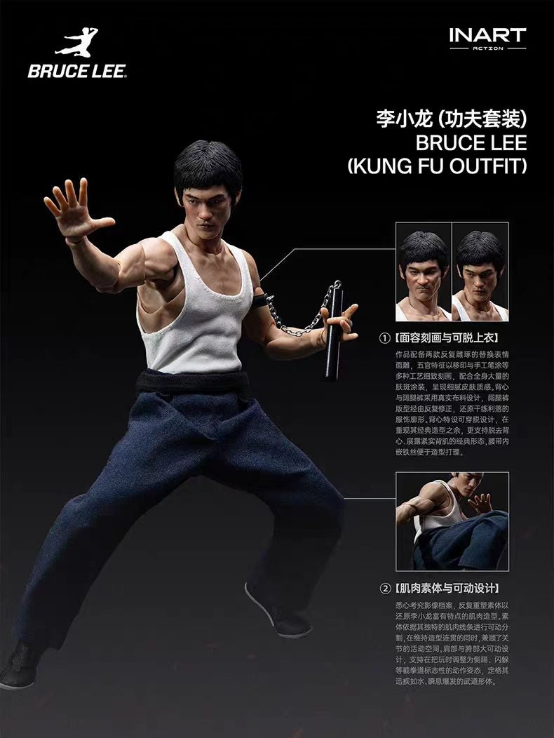 【Pre-Order】 INART Action-Bruce Lee (Kung Fu Suit) 1/12 Action Figure