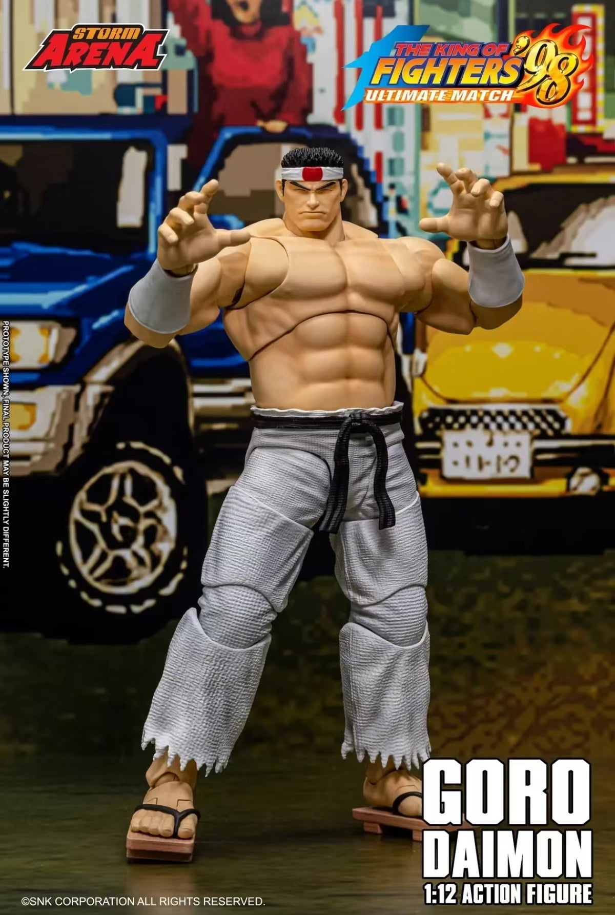 [In Stock] STORM 1/12 KOF '98 Ultimate Match Goro Daimon Figure, Action Figure