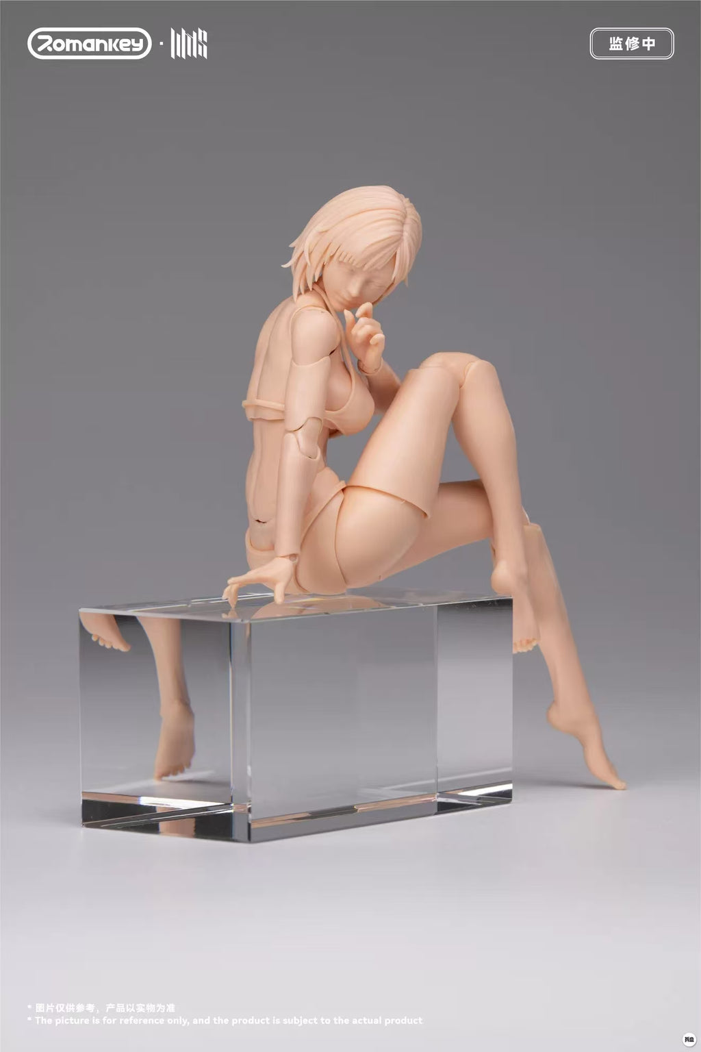 【Pre-Order】Romankey UMS004 1/12 Super Articulated Female Body Mia (Unpainted)