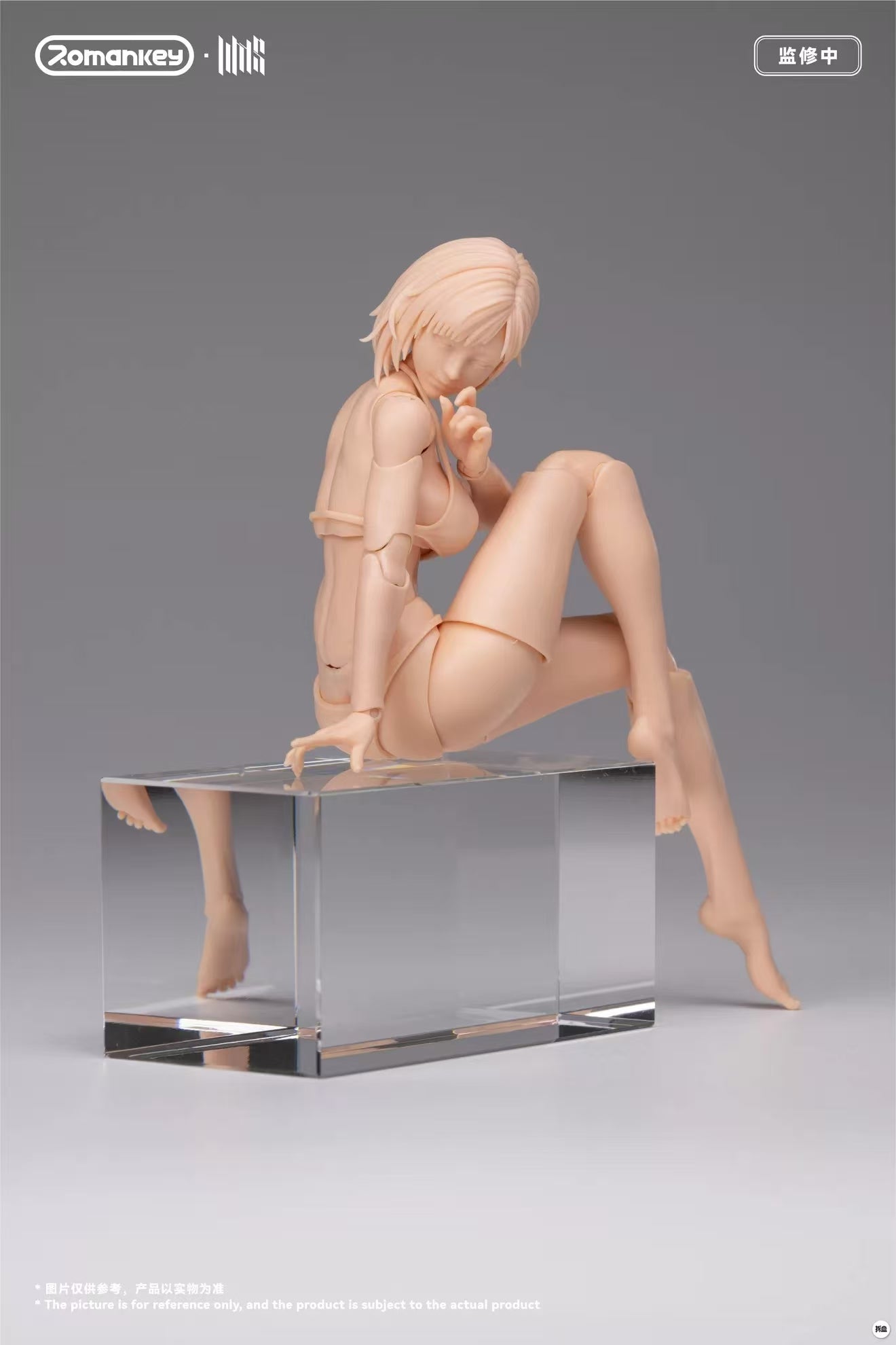 【Pre-Order】Romankey UMS004 1/12 Super Articulated Female Body Mia (Unpainted)