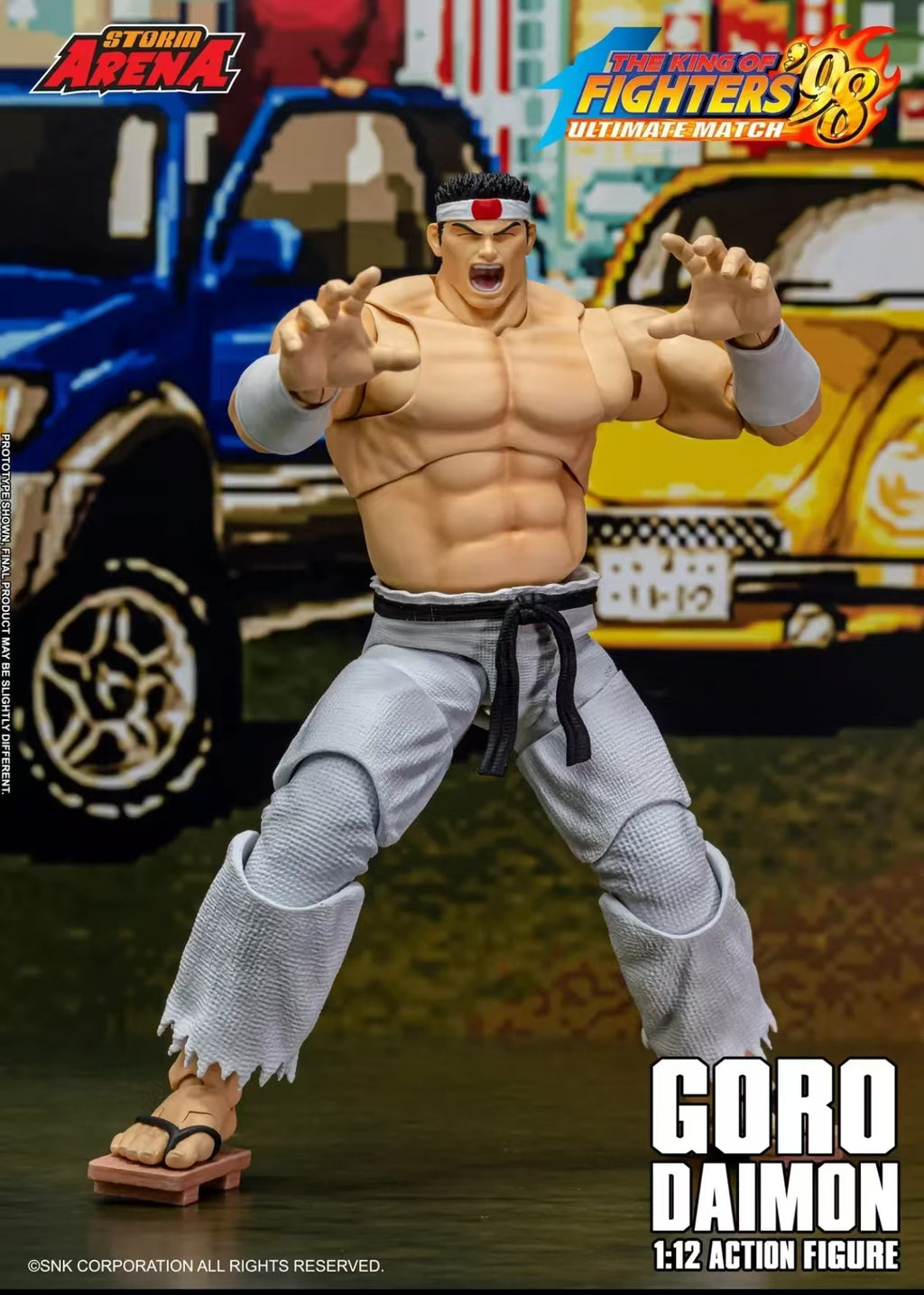 [In Stock] STORM 1/12 KOF '98 Ultimate Match Goro Daimon Figure, Action Figure