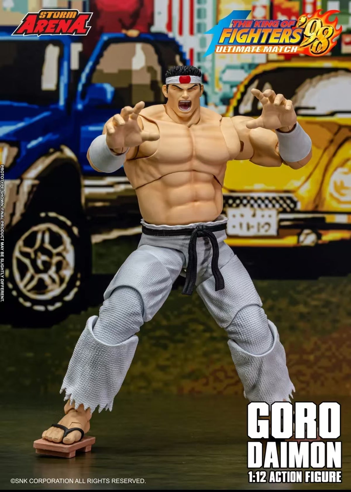 [In Stock] STORM 1/12 KOF '98 Ultimate Match Goro Daimon Figure, Action Figure