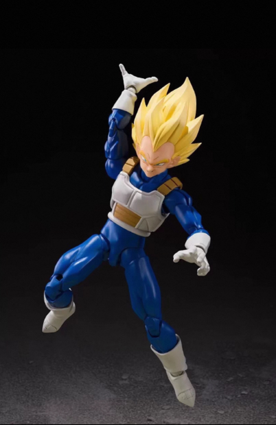 【In Stock】Bandai SHF Dragon Ball Z Super Saiyan Vegeta Dangerous Pride 3.0