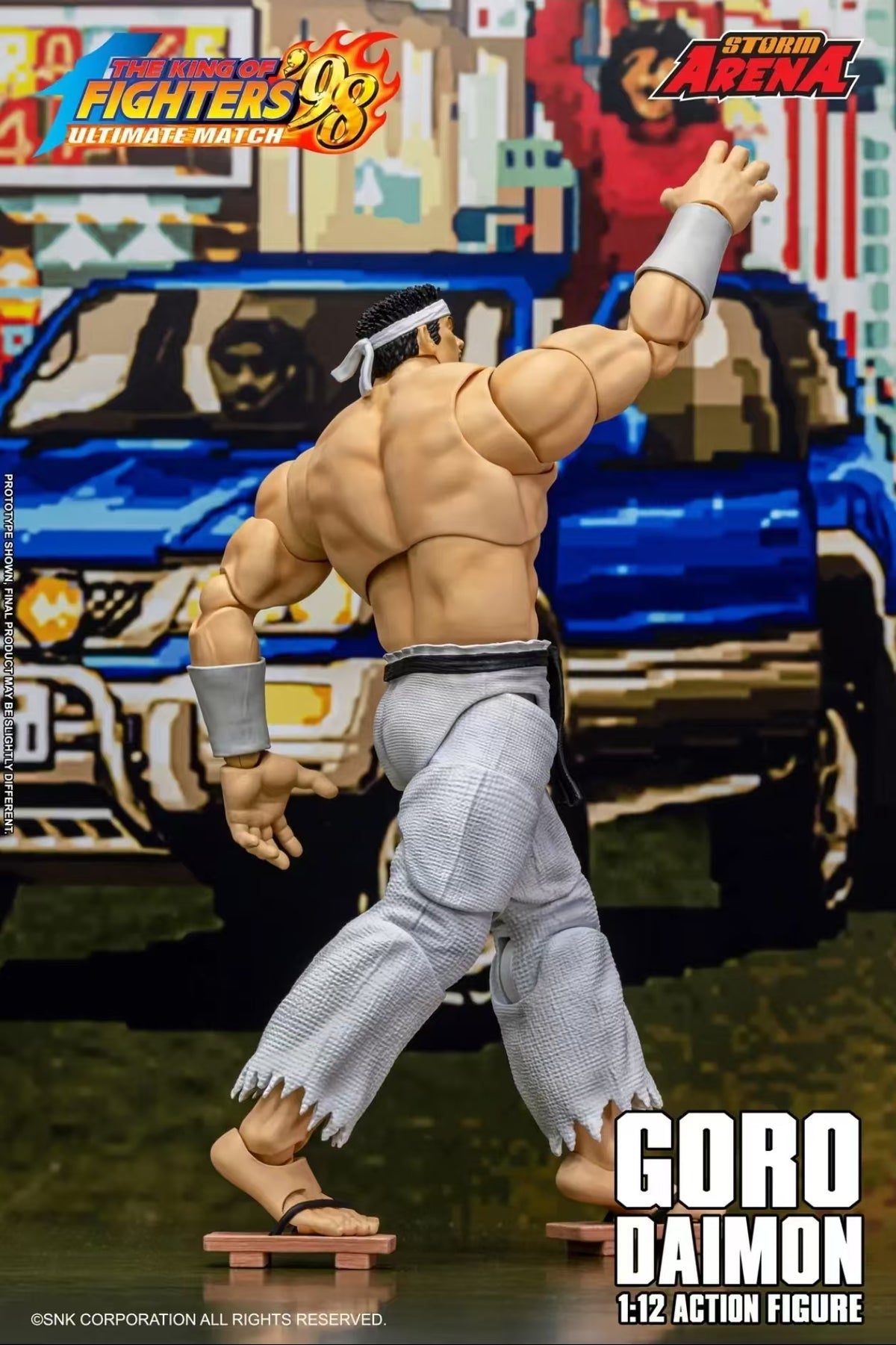[In Stock] STORM 1/12 KOF '98 Ultimate Match Goro Daimon Figure, Action Figure