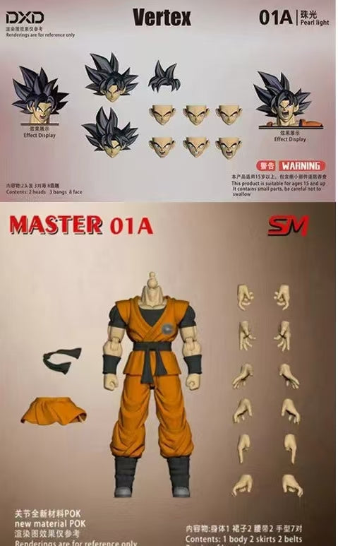 Pre-order] SM01master figure, articulated with POK material, includes DXD01 head sculpt and accessory pack (compatible with Bandai's "Decisive Battle" series).