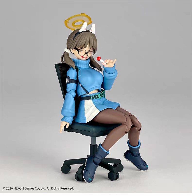 【Pre-Order】 Kaiyodo Revoltech Blue Archive: Moe (Art) – Posable Figure