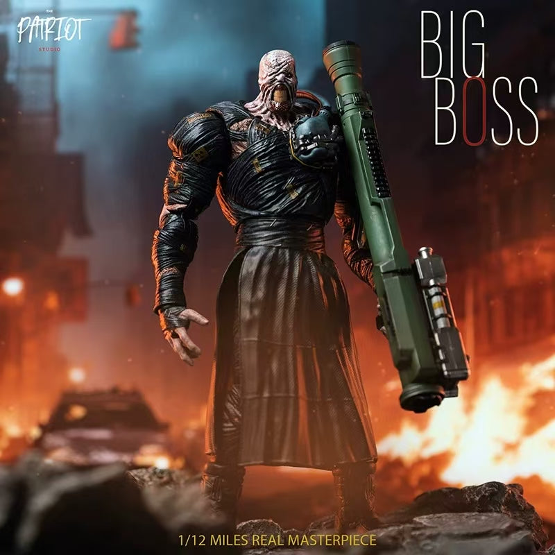 【In Stock】Patriot Studio Biohazard Chaser/BIG BOSS Action Figure