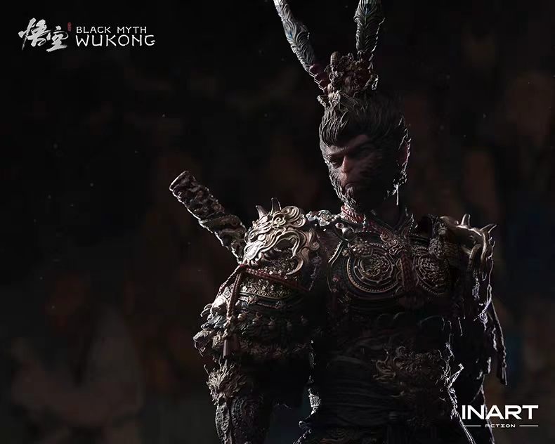 【Pre-Order】INART Action Black Myth: Wukong Great Sage Golden Armor Set 1/12 Scale Articulated Figure