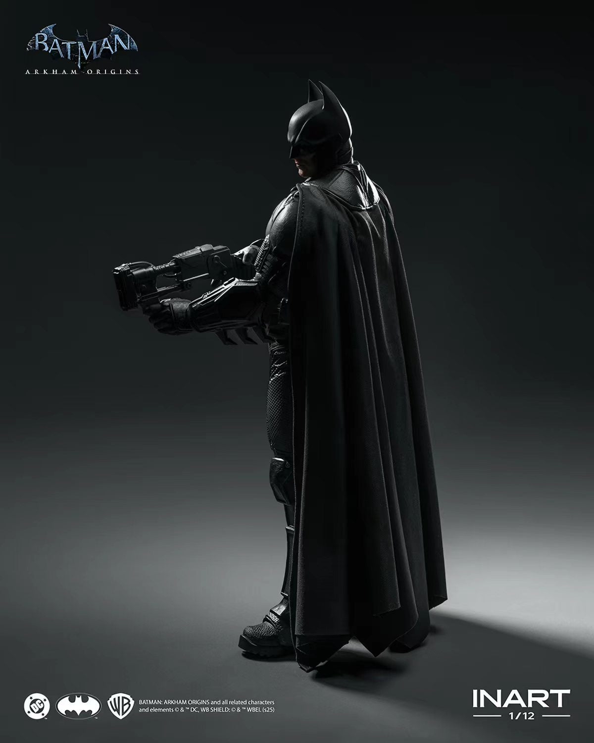 [In Stock] INART Batman: Arkham Origins Batman 1/12 Scale Action Figure&nbsp;