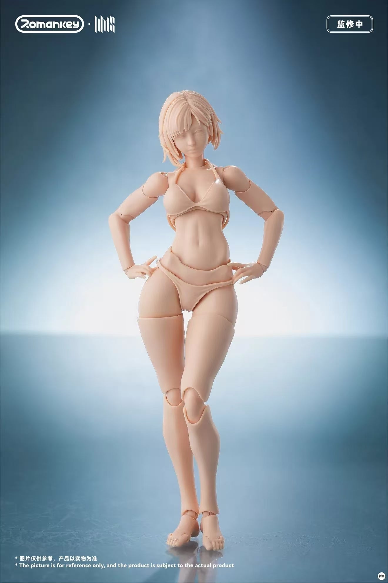 【Pre-Order】Romankey UMS004 1/12 Super Articulated Female Body Mia (Unpainted)