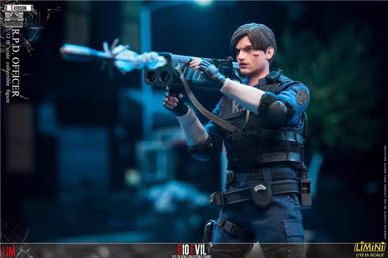 【Pre-Order】LiMiNi 1/12 RPD Officer Leon from Resident Evil Deluxe Edition Articulated Figure