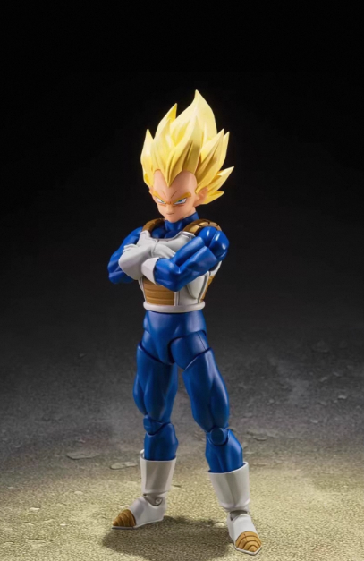【In Stock】Bandai SHF Dragon Ball Z Super Saiyan Vegeta Dangerous Pride 3.0