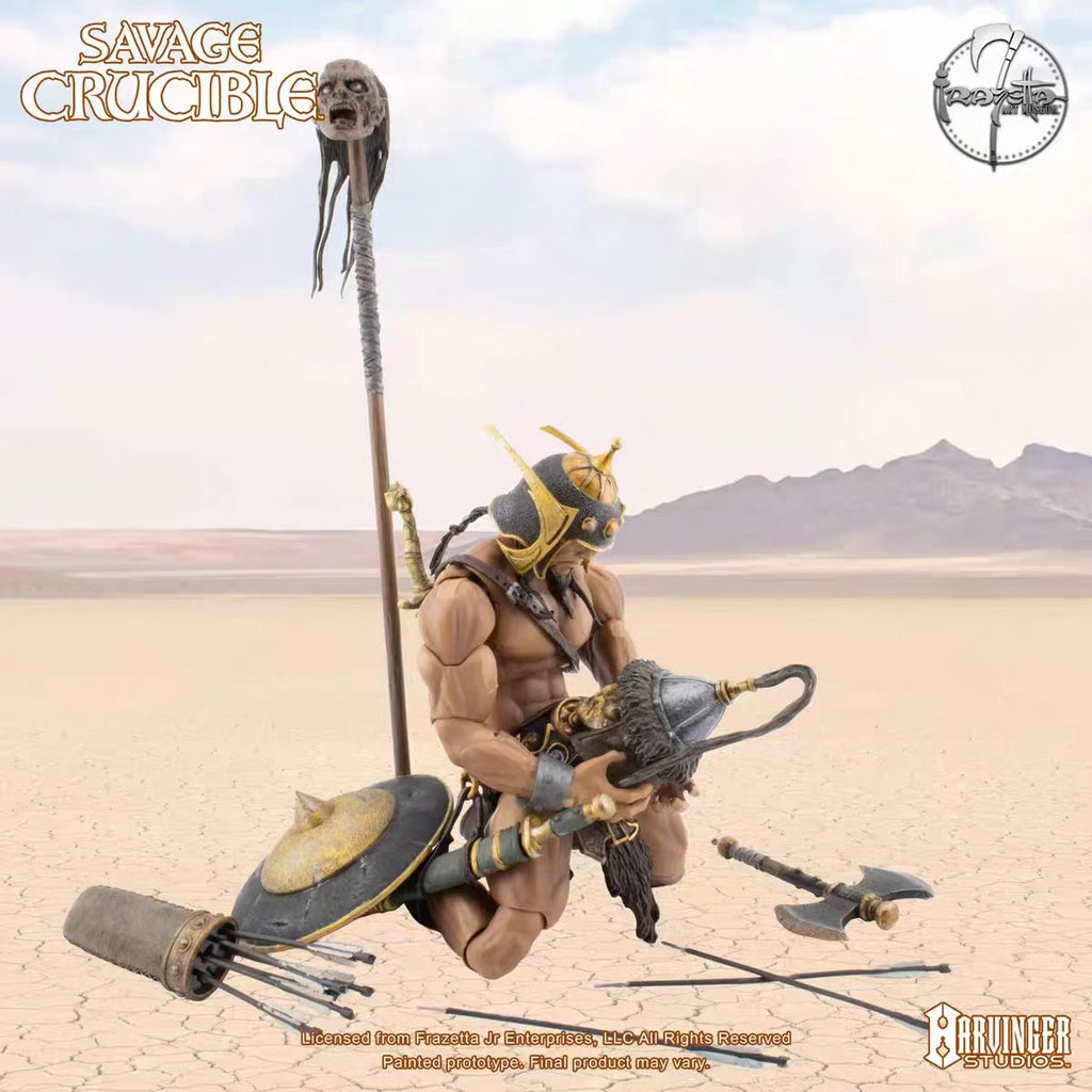 【Pre-Order】Harvinger Studios Savage Forge 4-Wave Khan Snake Man 7-inch Articulated Figure