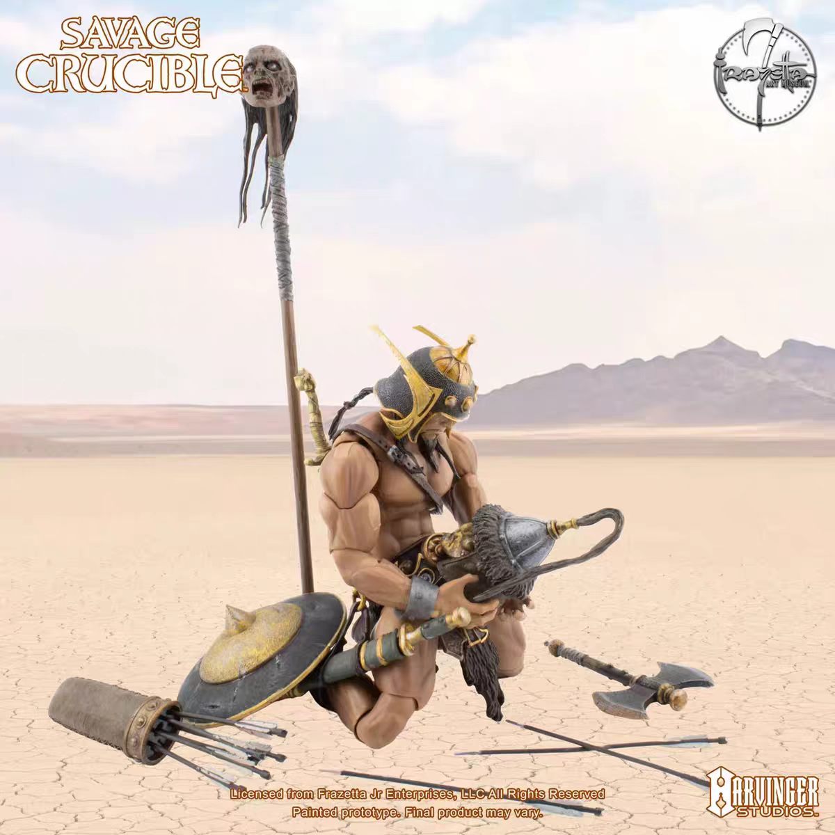 【Pre-Order】Harvinger Studios Savage Forge 4-Wave Khan Snake Man 7-inch Articulated Figure