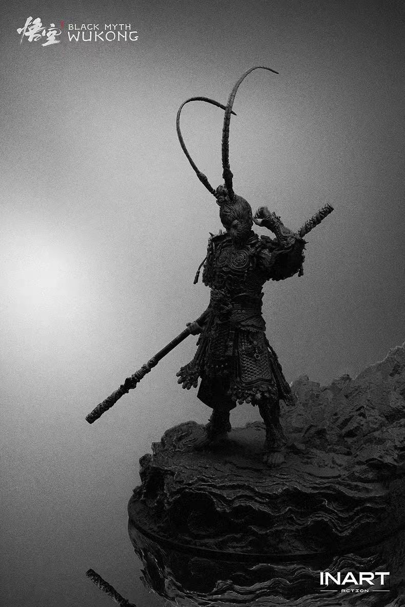 【Pre-Order】INART Action Black Myth: Wukong Great Sage Golden Armor Set 1/12 Scale Articulated Figure