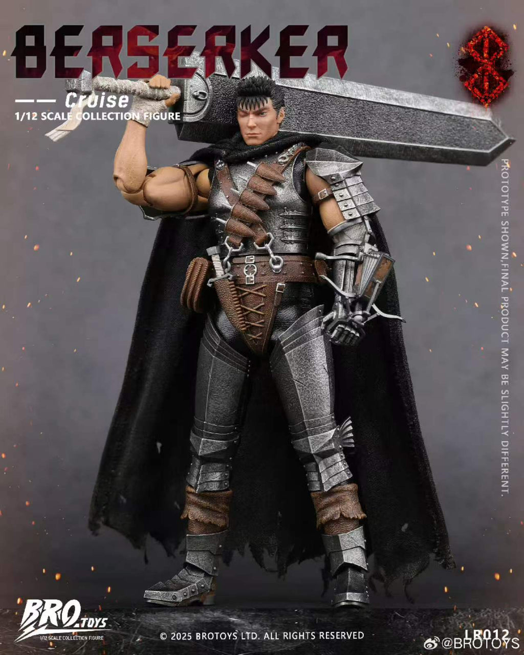 【Pre-Order】BROTOYS 1/12  Berserker - Cruise 1/12 Action Figure