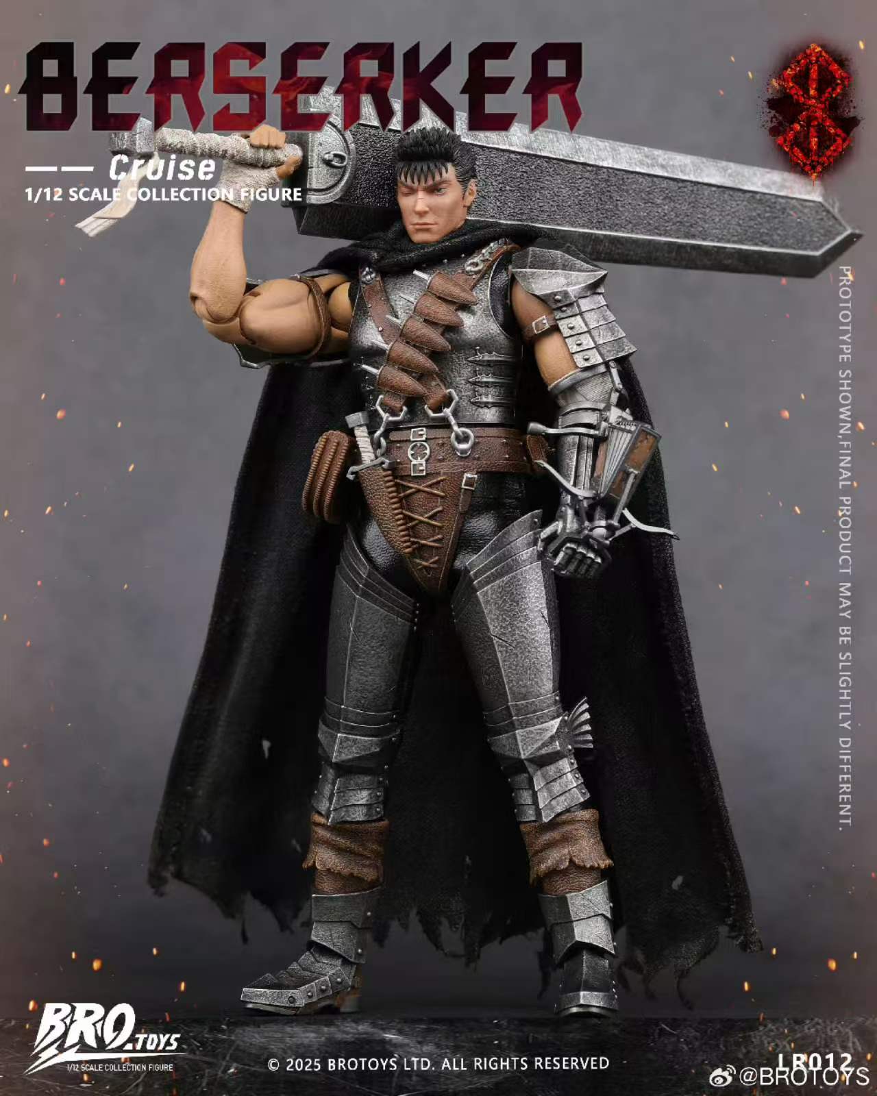 【Pre-Order】BROTOYS 1/12  Berserker - Cruise 1/12 Action Figure