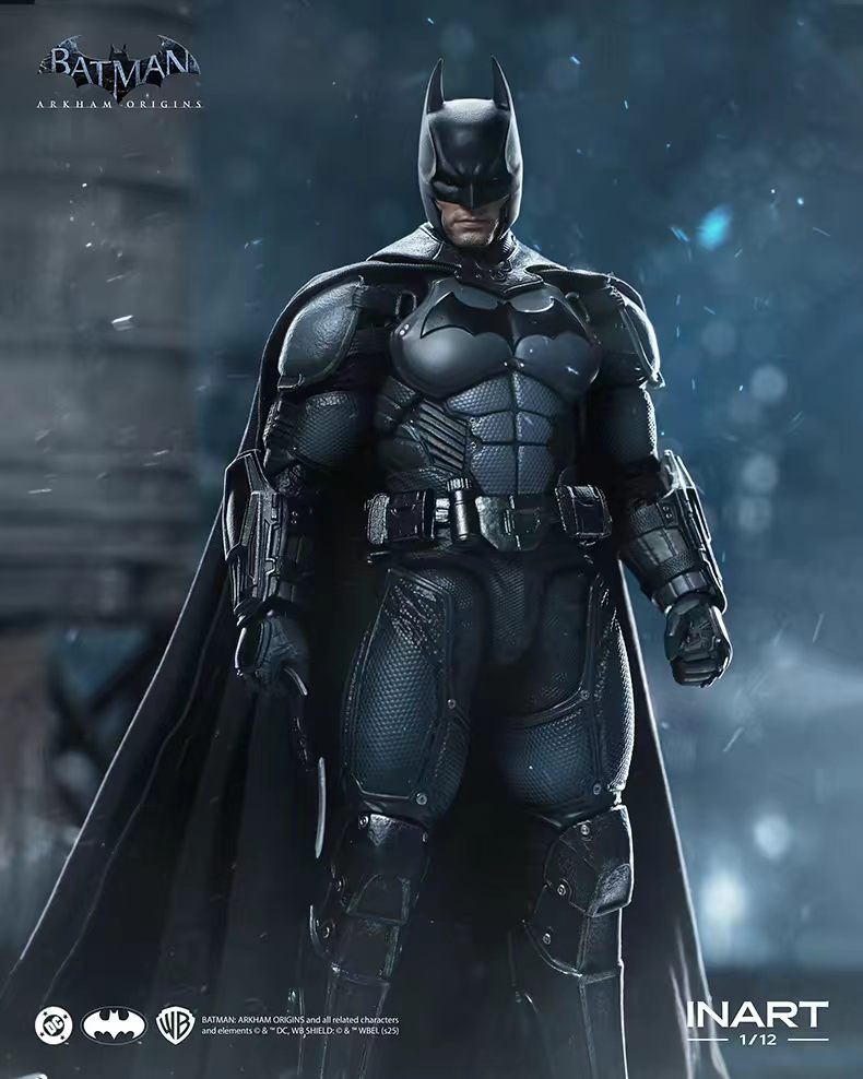 [In Stock] INART Batman: Arkham Origins Batman 1/12 Scale Action Figure&nbsp;