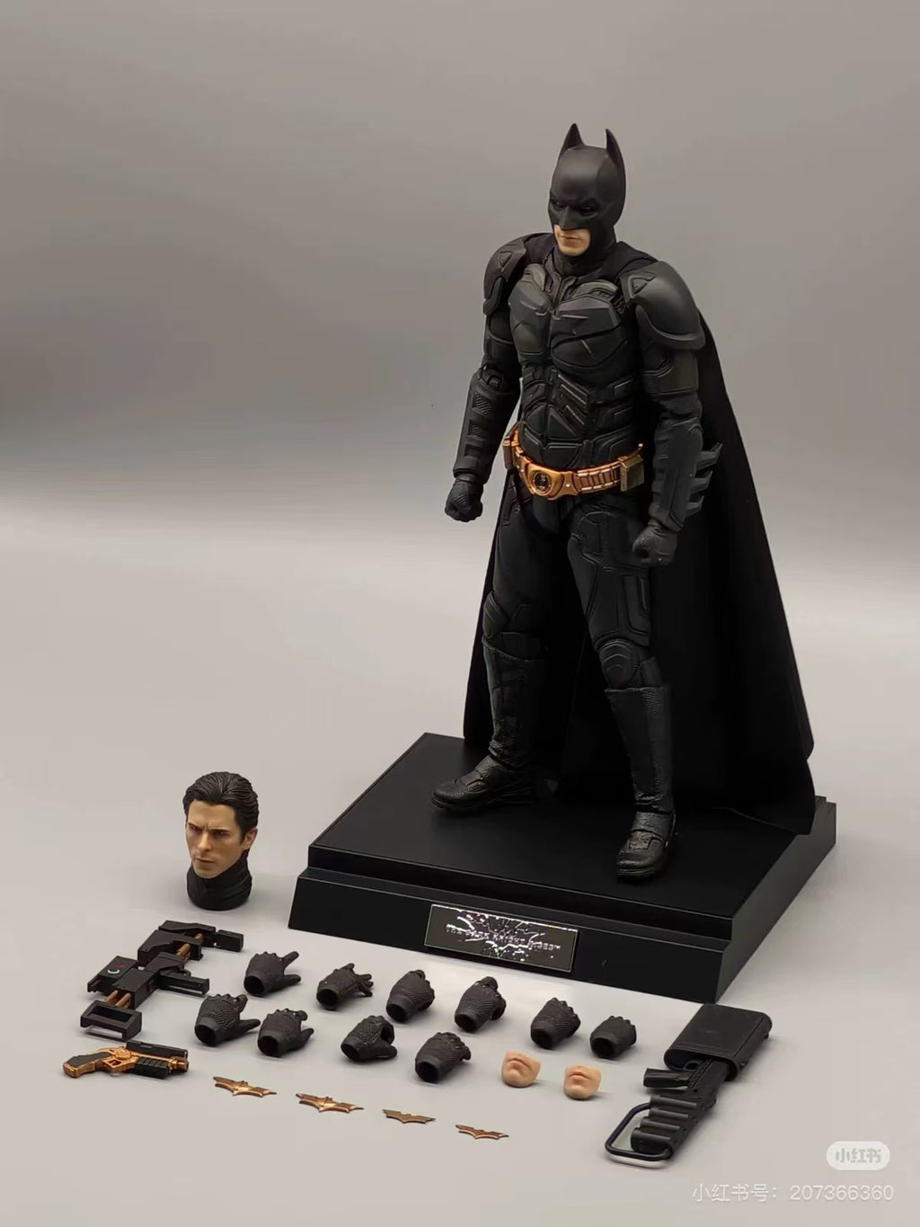 【In Stock】INART Batman: The Dark Knight Rises - Bale Batman 1/12 Scale Action Figure Deluxe Edition