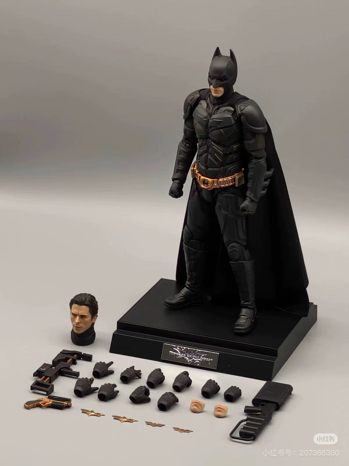 【In Stock】INART Batman: The Dark Knight Rises - Bale Batman 1/12 Scale Action Figure Deluxe Edition
