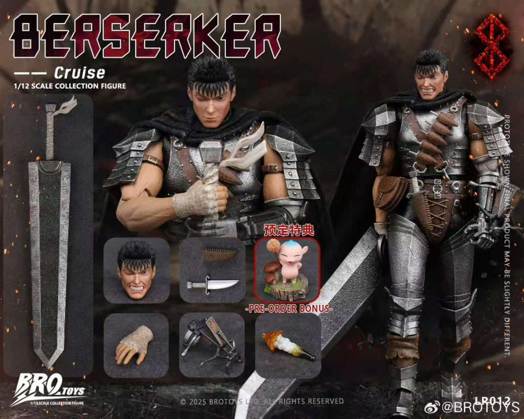 【Pre-Order】BROTOYS 1/12  Berserker - Cruise 1/12 Action Figure