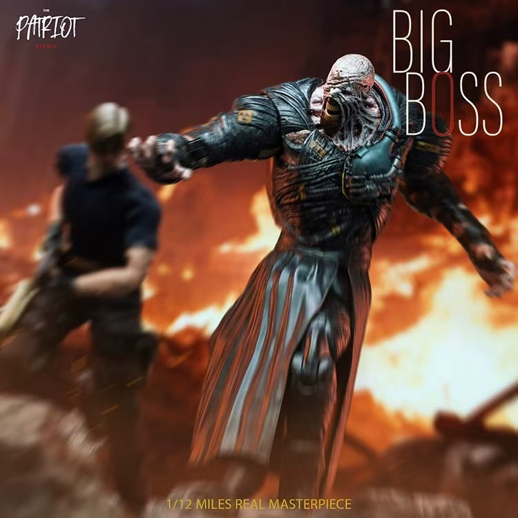 【In Stock】Patriot Studio Biohazard Chaser/BIG BOSS Action Figure