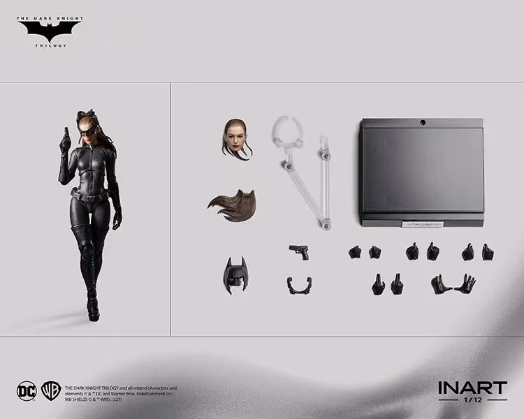 【In Stock】INART Original 1/12 Batman: The Dark Knight Trilogy Catwoman Selena Kyle Anime Action Figure