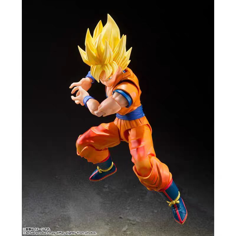 【In Stock】Bandai SHF Dragon Ball Z Super Saiyan Goku: The Final Battle Begins - Articulated Figure