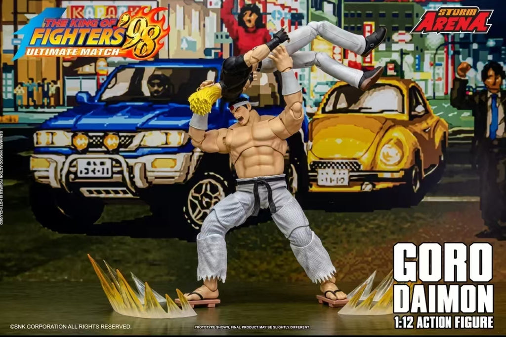 [In Stock] STORM 1/12 KOF '98 Ultimate Match Goro Daimon Figure, Action Figure