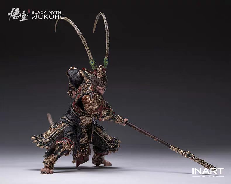 【Pre-Order】INART Action Black Myth: Wukong Great Sage Golden Armor Set 1/12 Scale Articulated Figure