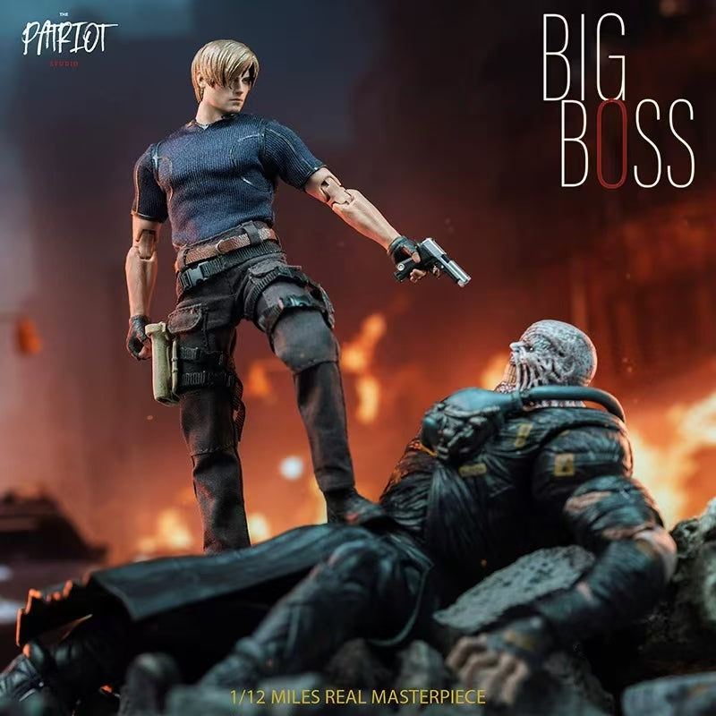 【In Stock】Patriot Studio Biohazard Chaser/BIG BOSS Action Figure