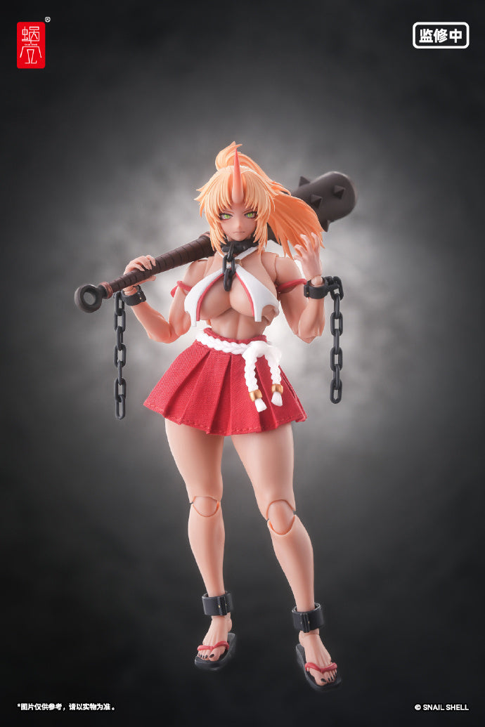 【Pre order】 Snail Shell 1/12 Ghost Witch Second Daughter Red Leaf Mobile Doll