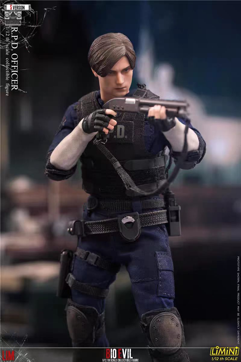 【Pre-Order】LiMiNi 1/12 RPD Officer Leon from Resident Evil Deluxe Edition Articulated Figure