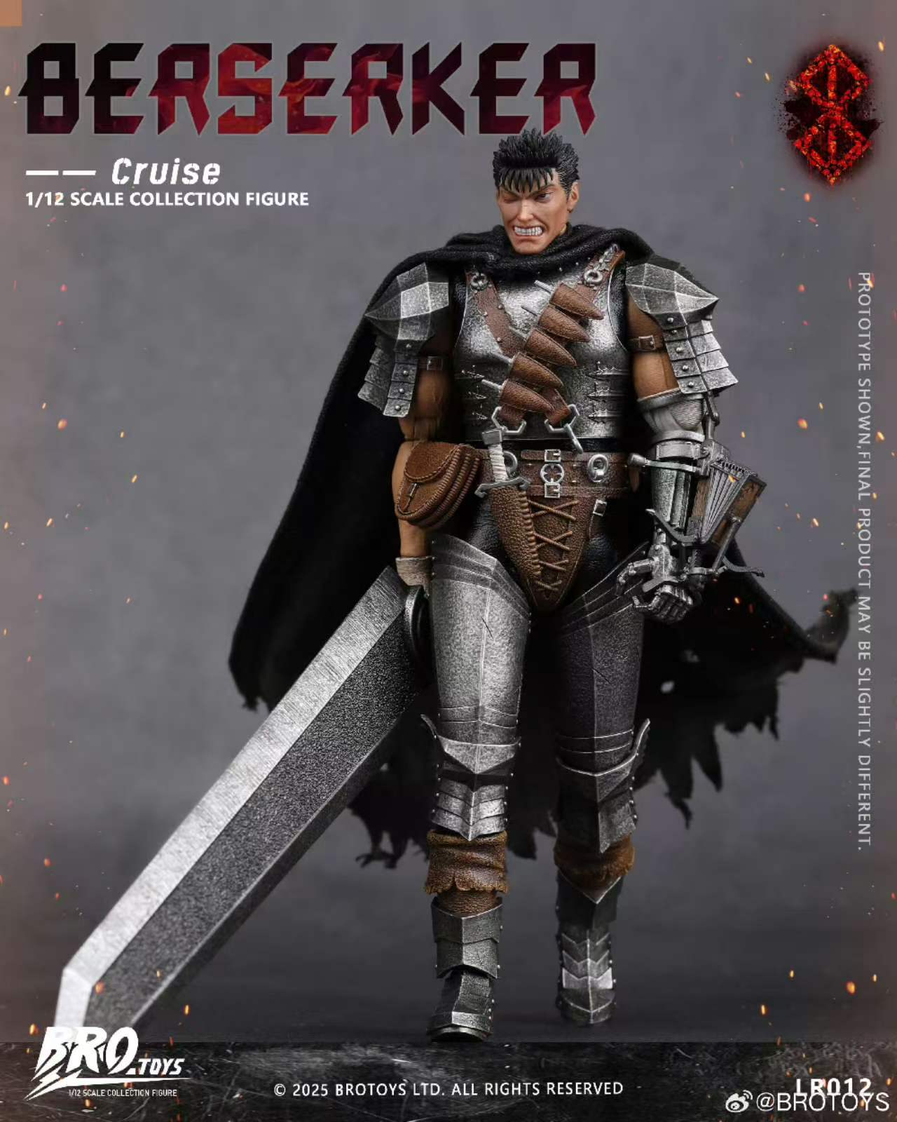 【Pre-Order】BROTOYS 1/12  Berserker - Cruise 1/12 Action Figure