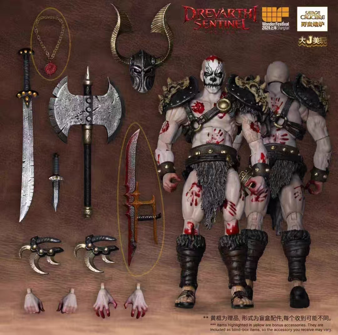 【In Stock】 2026 Shanghai Wonder Festival Exclusive – Savage Forge: Bloody Handprint – Articulated Figure