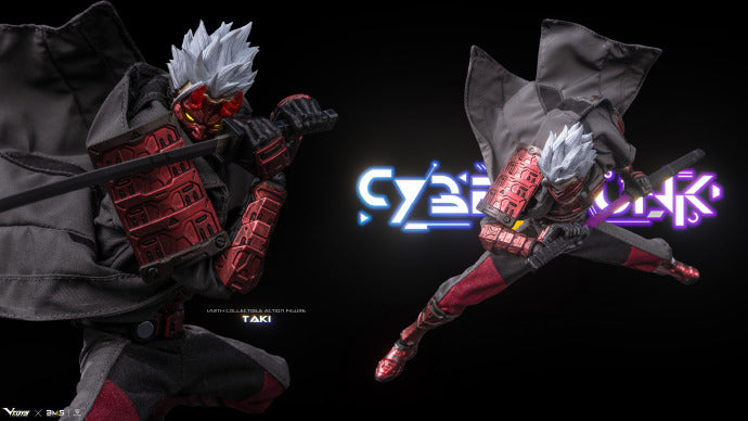 【In Stock】VTOYS Cyberpunk Samurai Taki Scarlet Dawn 1/12 Scale Articulated Figure